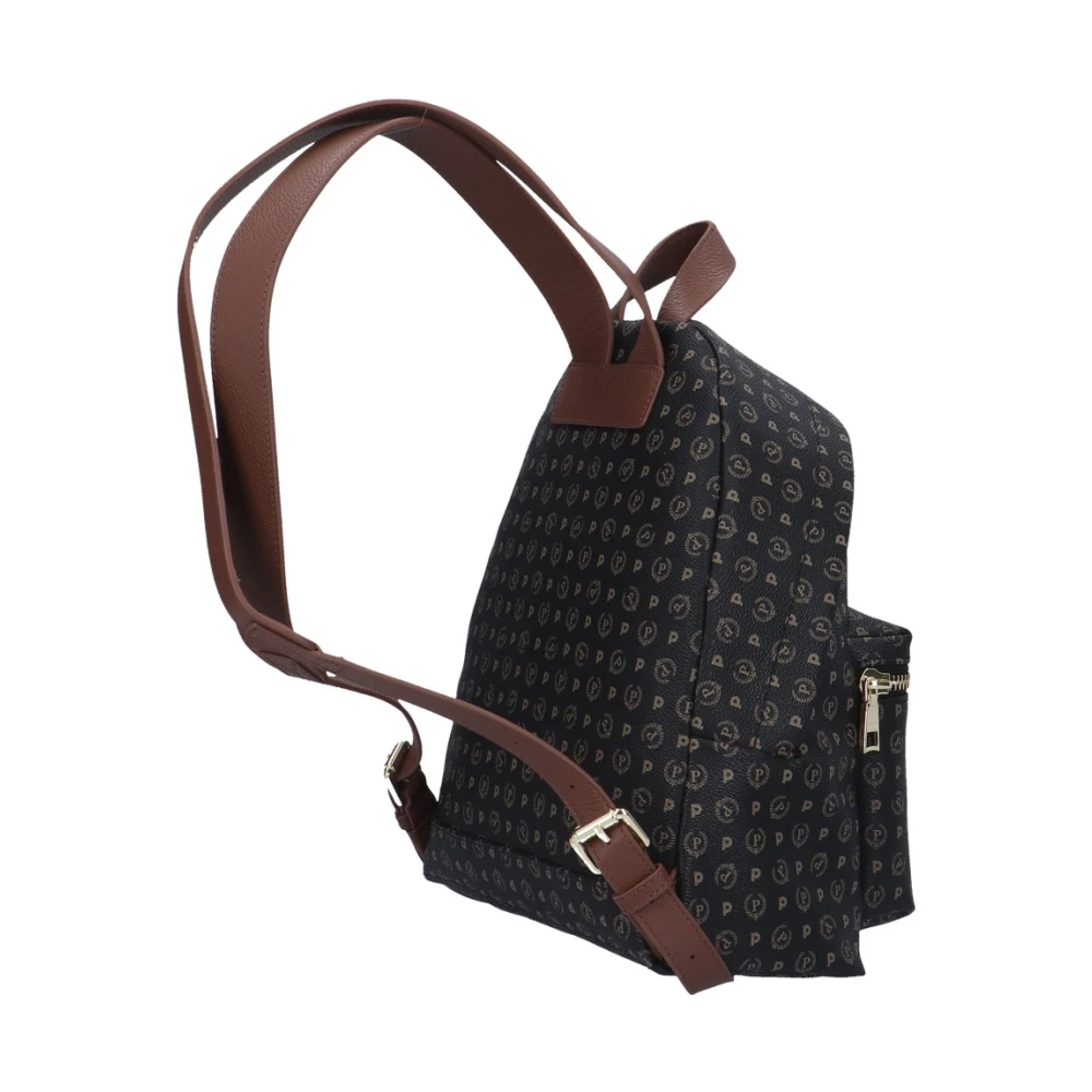 Pollini Heritage Rugzak met Ritssluiting Black Dames