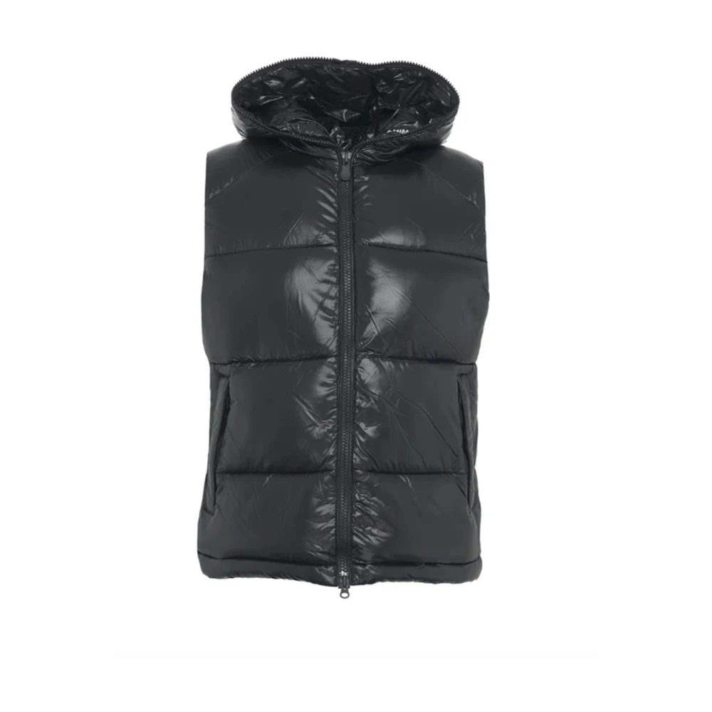 Save The Duck Gewatteerd Dexter Gilet voor Mannen Black Heren