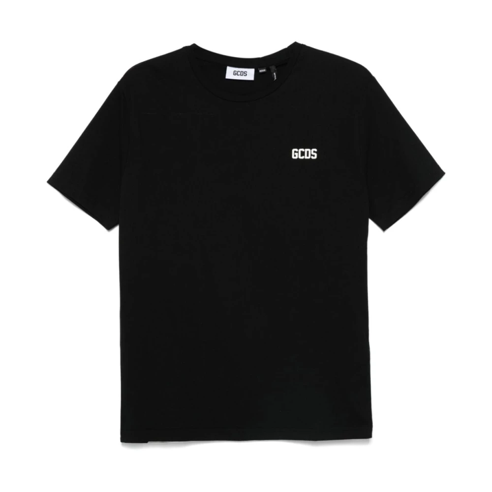 Gcds Zwarte T-shirts en Polos Black Heren