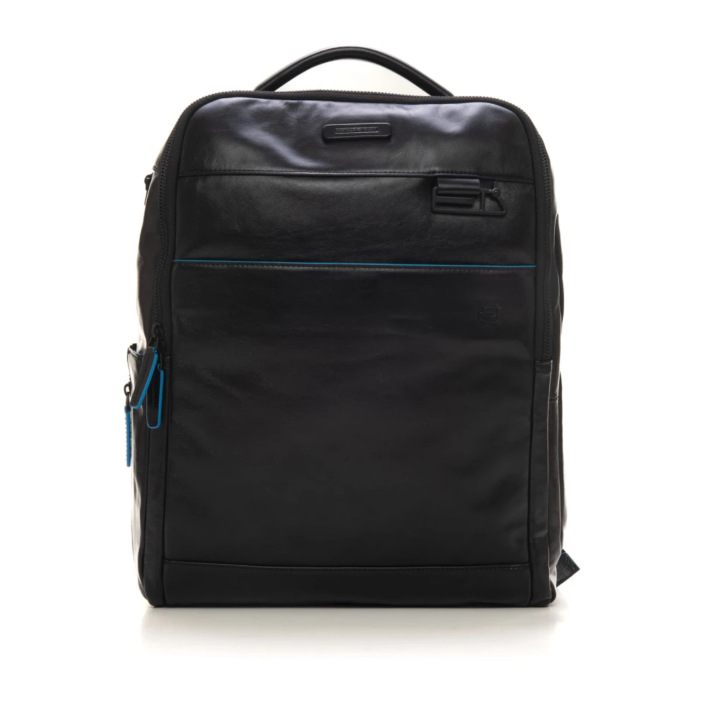 Piquadro Mannelijk Zwart Leather Rucksack