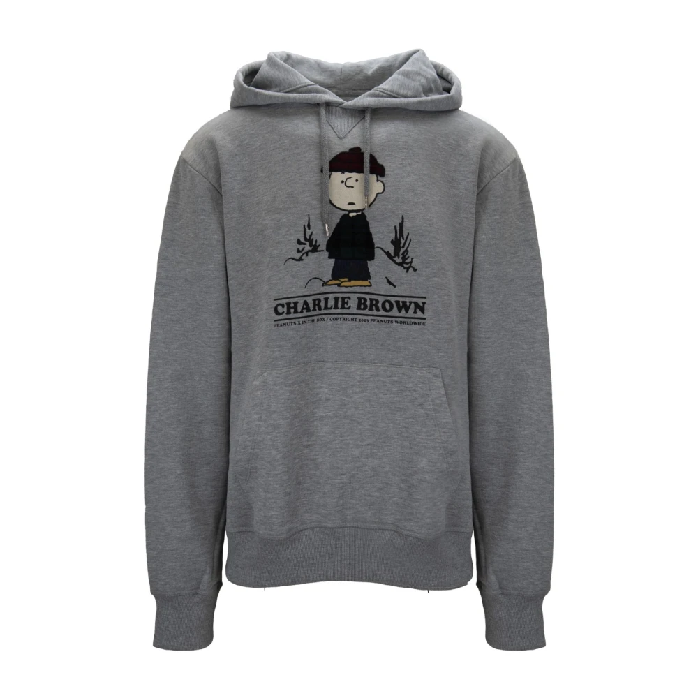 In The Box Men's Gray Hooded Sweatshirt - Hoodies - 2XL - Sweatshirts & Hoodies