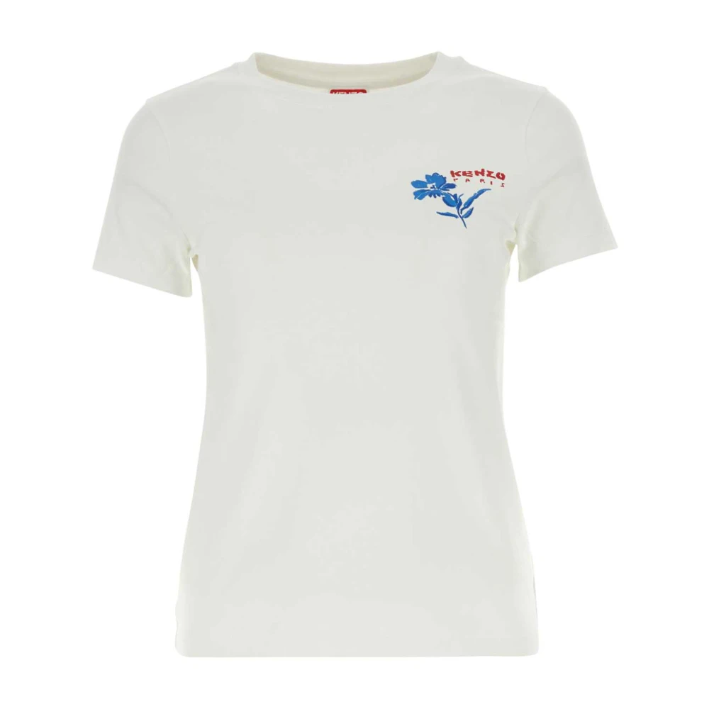 Kenzo Witte katoenen T-shirt White Dames