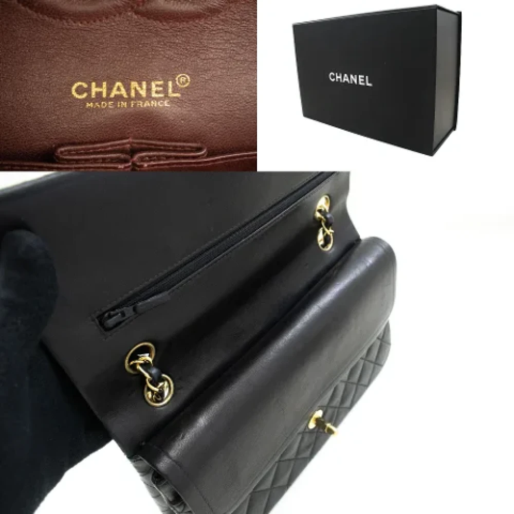 Chanel Vintage Pre-owned Leather chanel-bags Black Dames