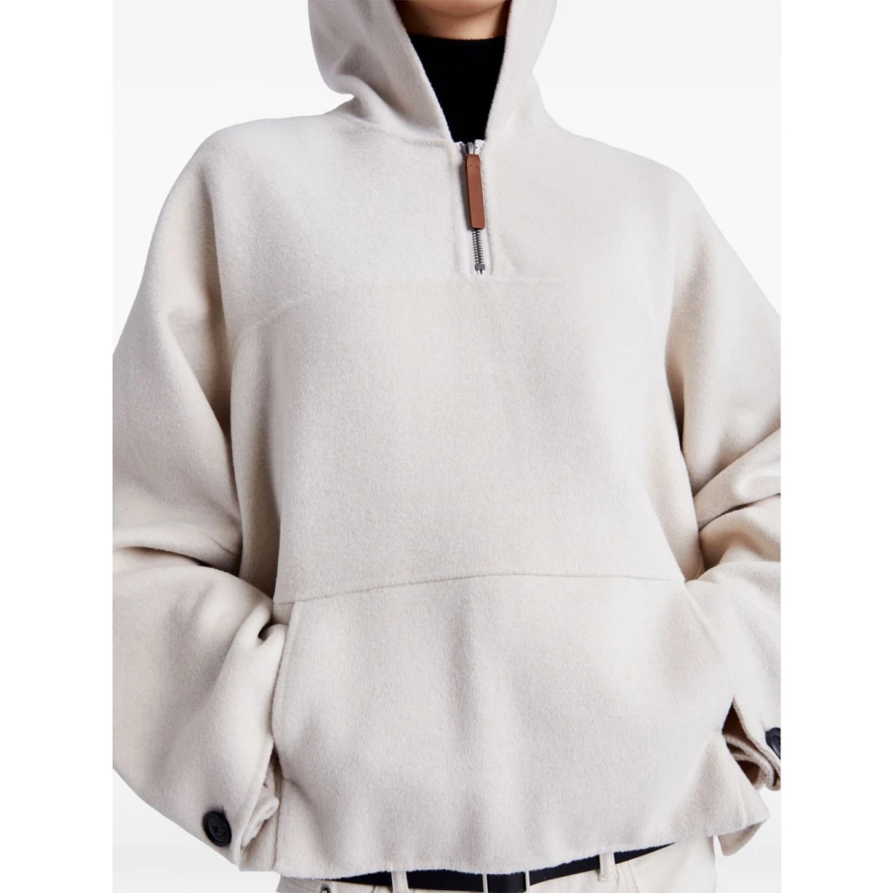 Proenza Schouler Witte Hoodie Isaac White Dames