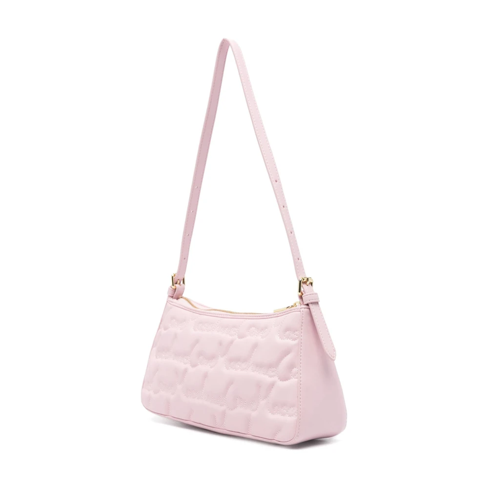 Love Moschino Roze Gewatteerde Schoudertas Pink Dames