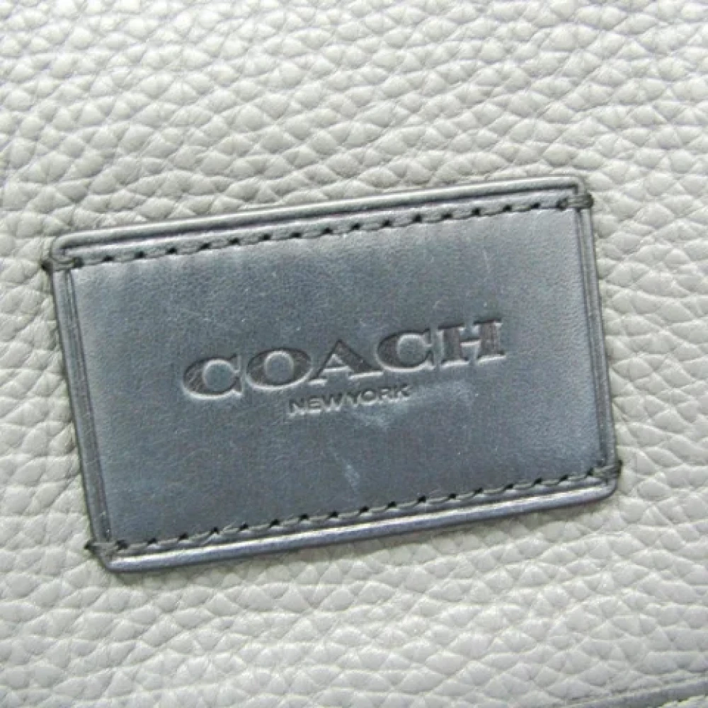 Coach Pre-owned Suede backpacks Gray Dames