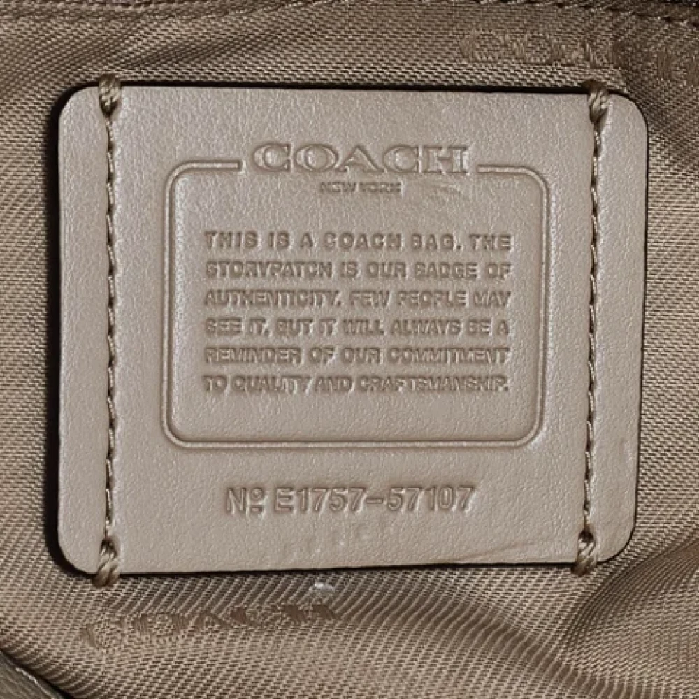 Coach Pre-owned Leather totes Gray Dames