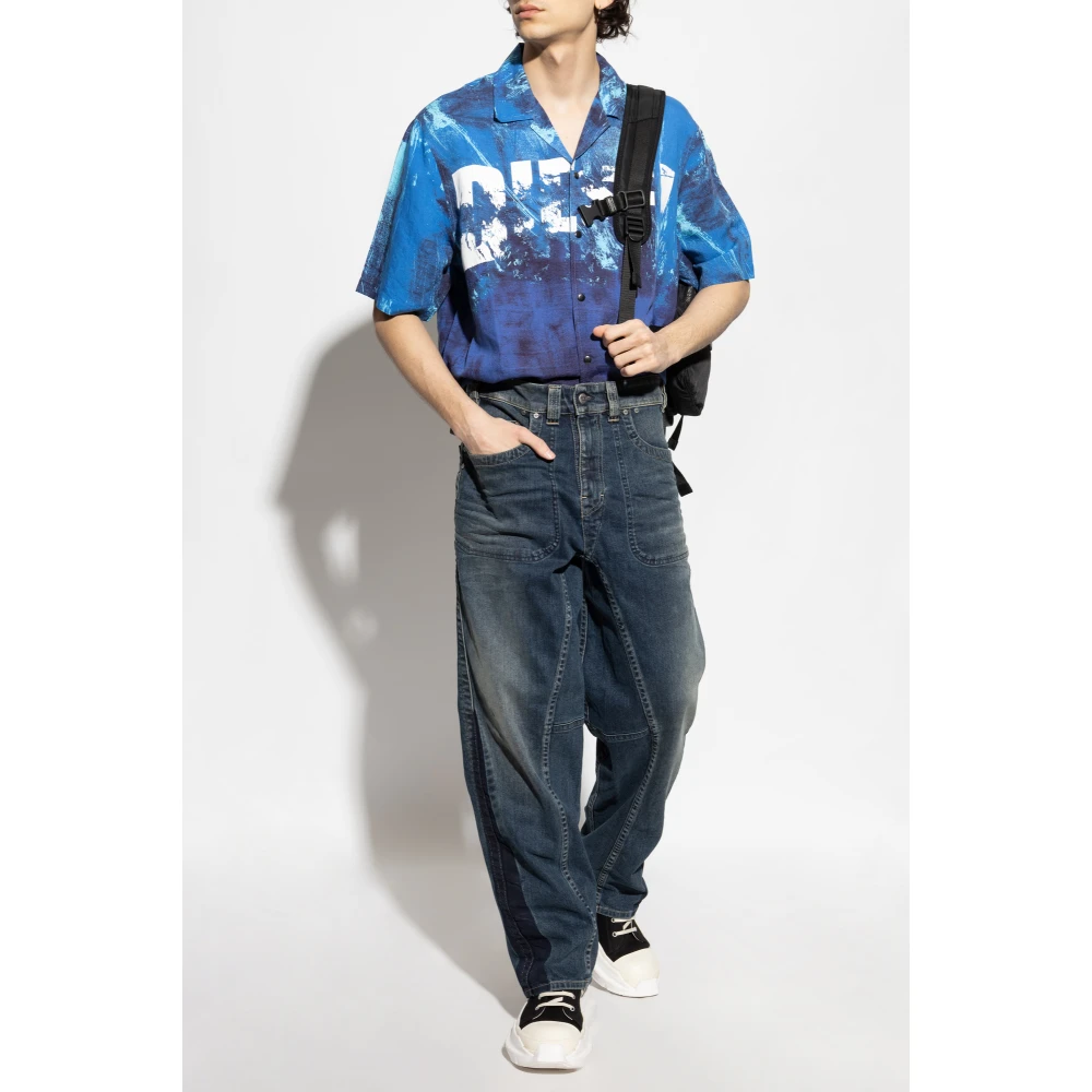 Diesel Overhemd Charles-D-Pop Blue Heren