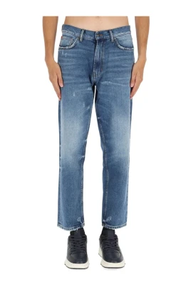 Relaxed Fit Cropped Jeans