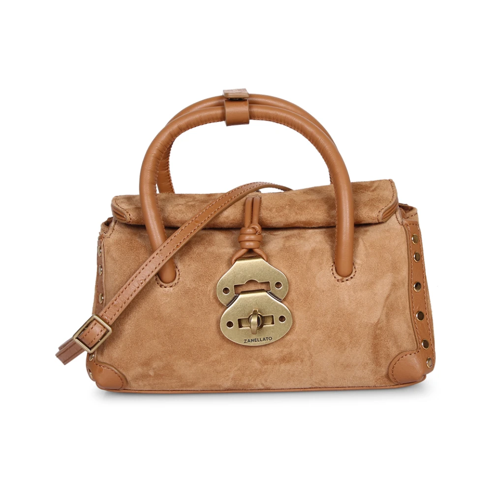 Zanellato Dotta Baby Leather Handbag - Female - Handbags - Brown - One Size - Bags - Image 2