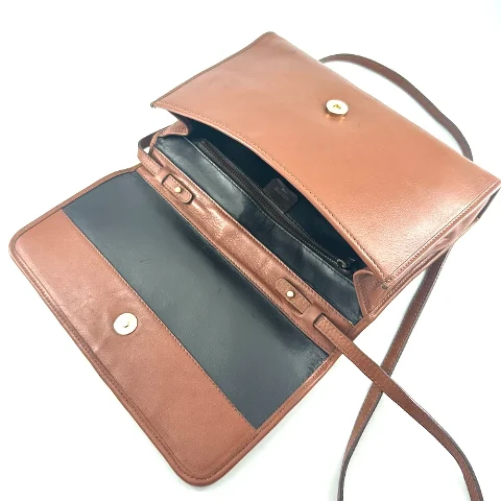 Celine Vintage Pre-owned Leather celine-bags Brown Dames