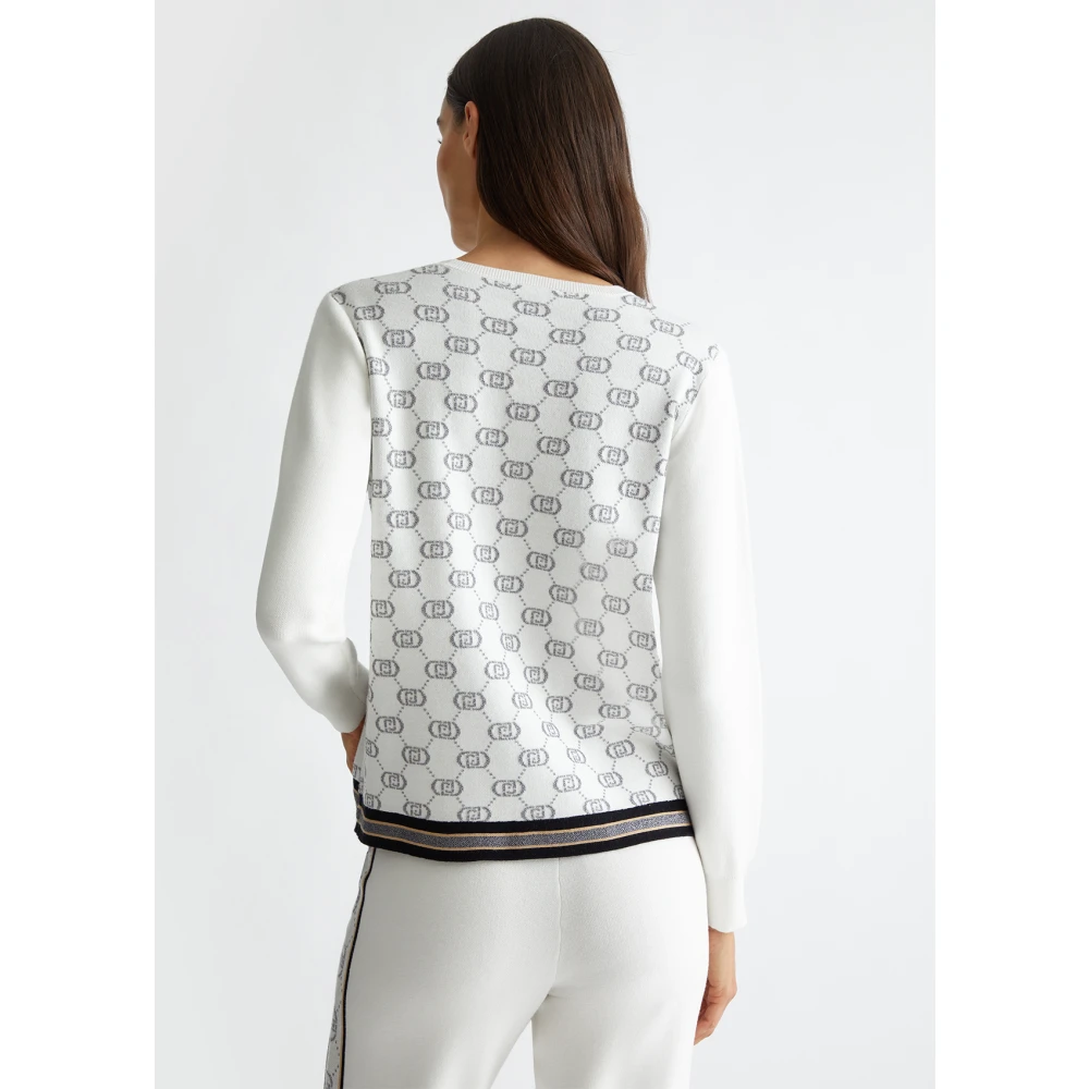 Liu Jo Monogram Logo T-shirt White Dames