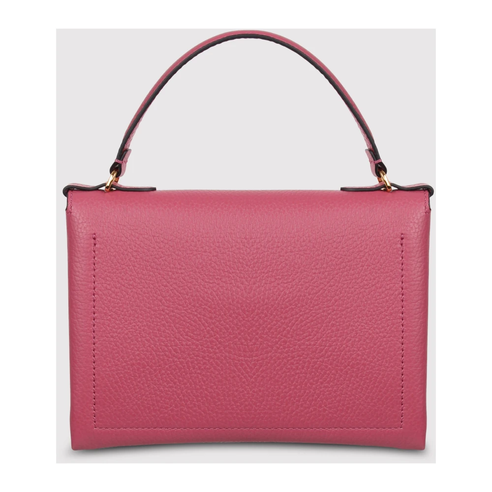 Coccinelle Gekartelde textuur kleine schoudertas Pink Dames