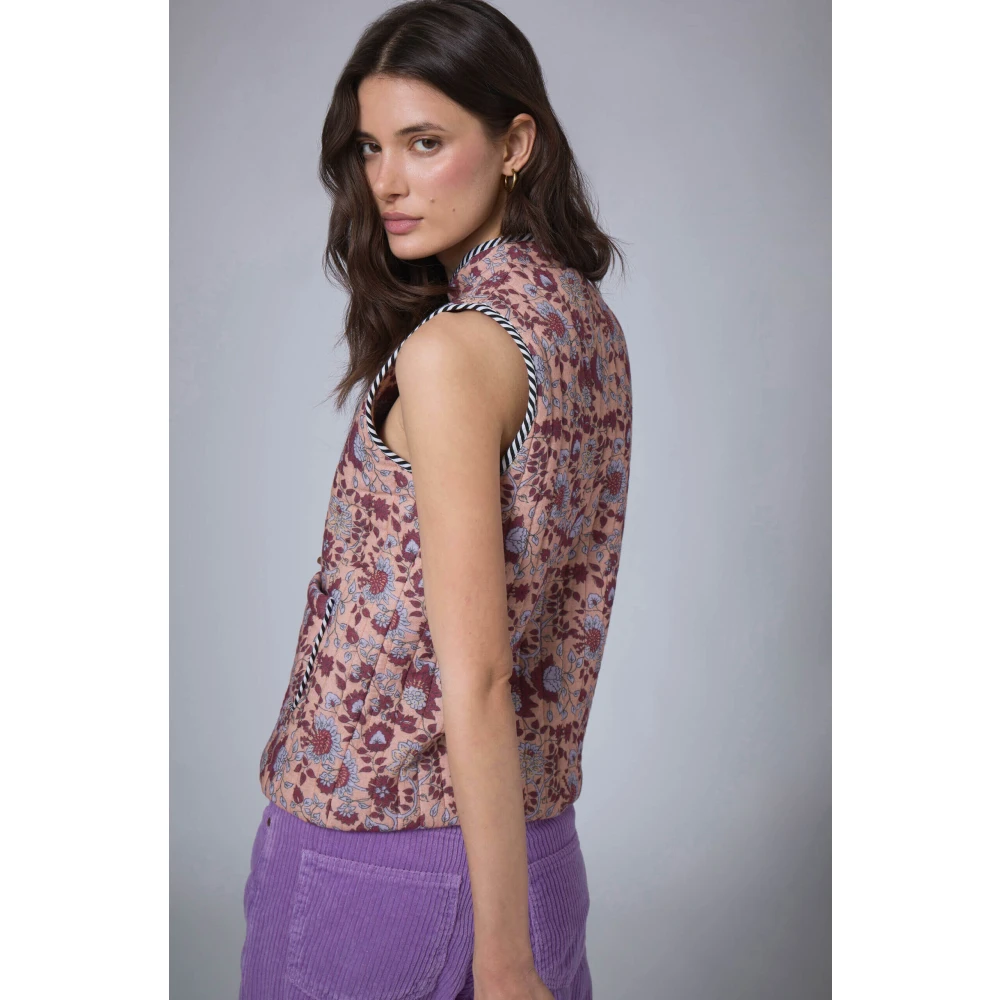 Manoush Bohemian Bloemen Mouwloos Jack Multicolor Dames