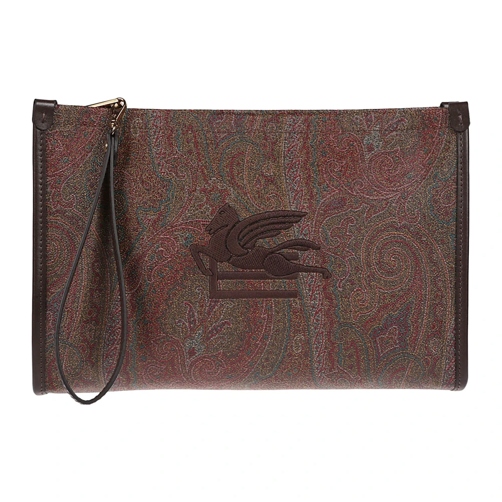 ETRO Arnica Pouchette voor stijlvolle essentials Brown Heren