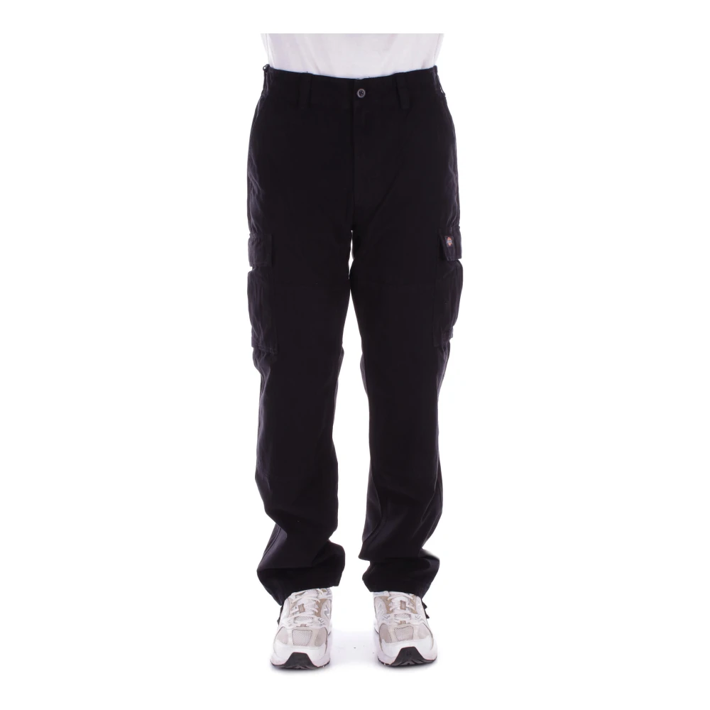 Dickies Zwarte Logo Broek met Zakken Black Heren