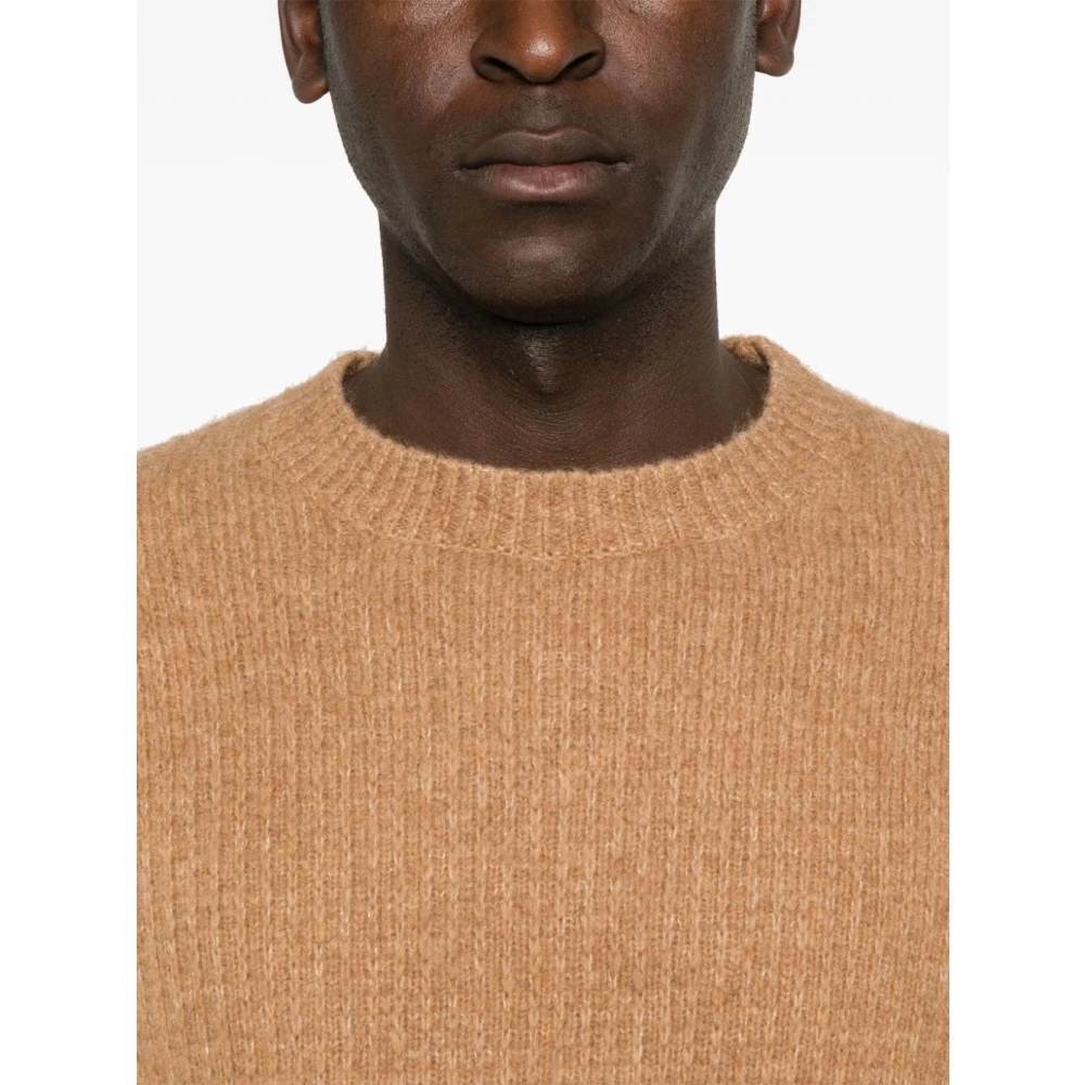 Sunflower Gezellig Yak Wol Trui Brown Heren