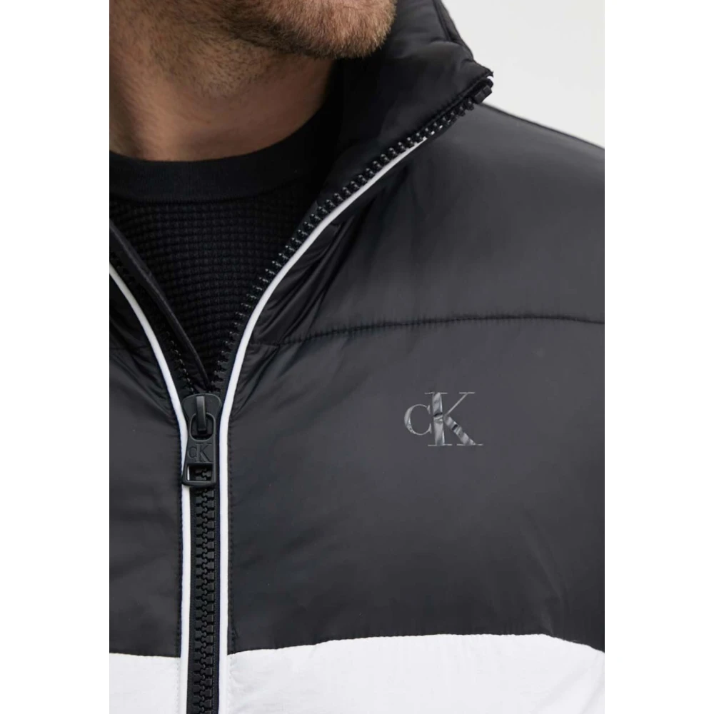 Calvin Klein Jeans Stijlvolle Mannen Jassen Trending Nu White Heren