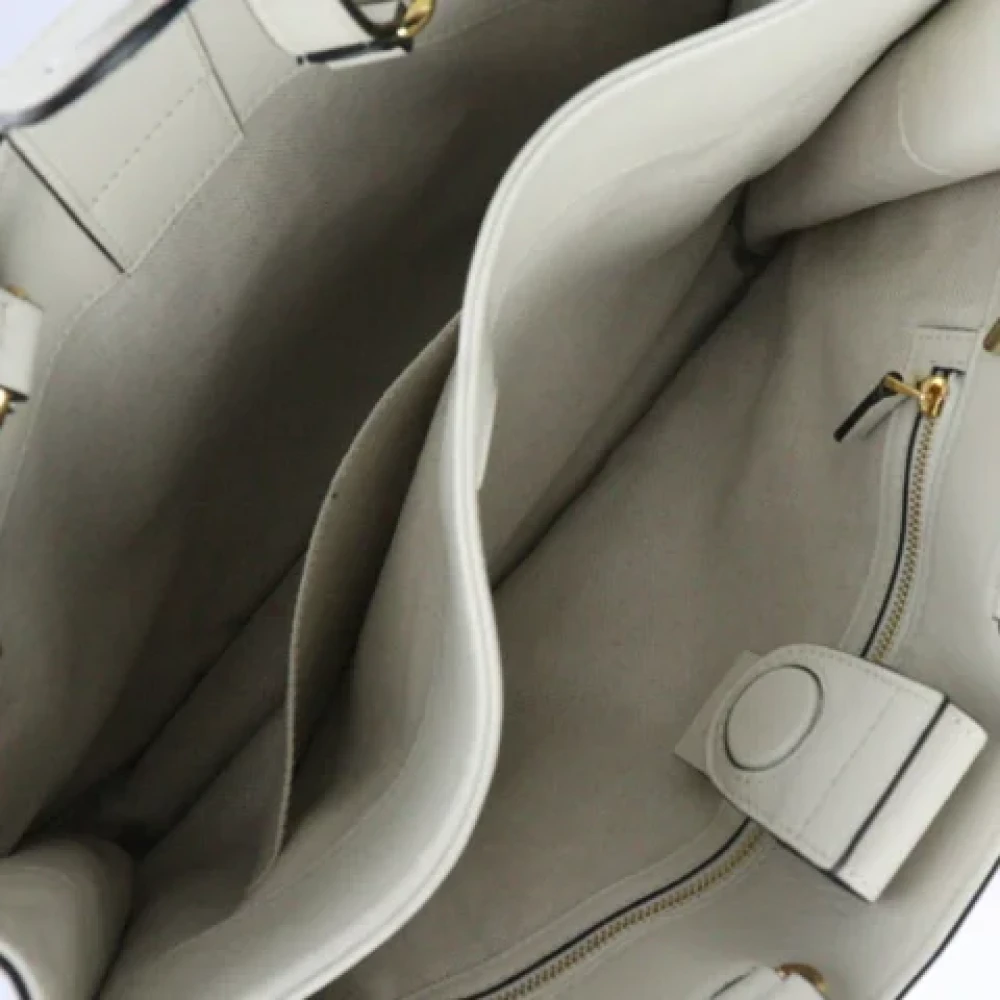 Gucci Vintage Pre-owned Leather shoulder-bags White Dames