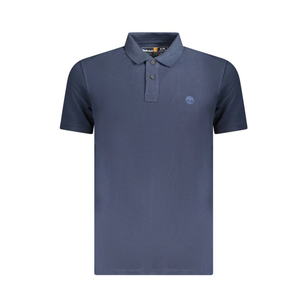 Timberland Men's Blue Polo Shirts, S, Cotton Polo Shirt