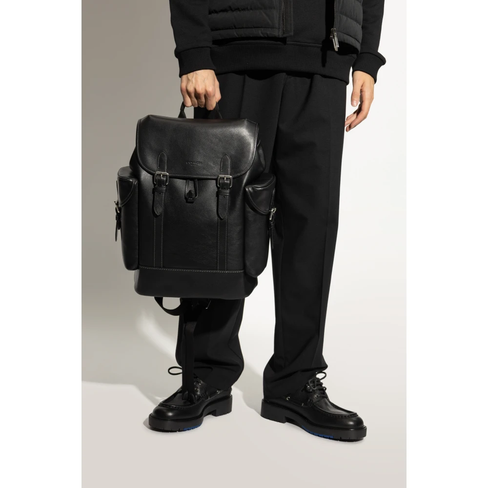 Coach Leren rugzak Hitch Black Heren