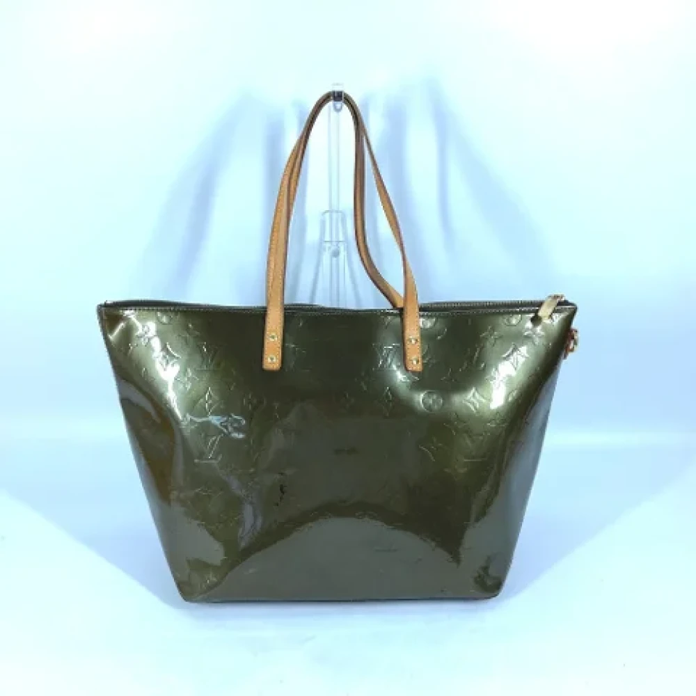 Louis Vuitton Vintage Pre-owned Cotton louis-vuitton-bags Green Dames