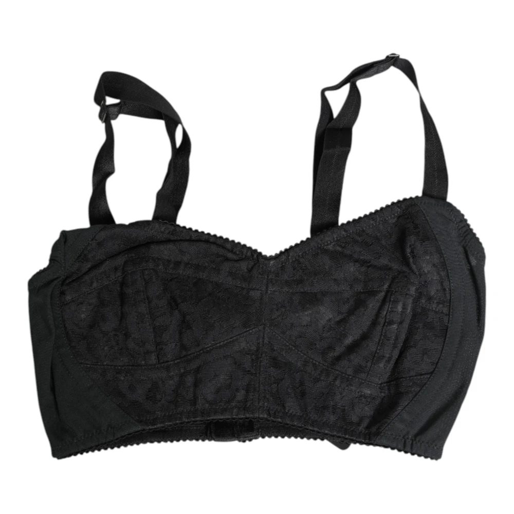 Dolce & Gabbana Women's Black Bustier Top