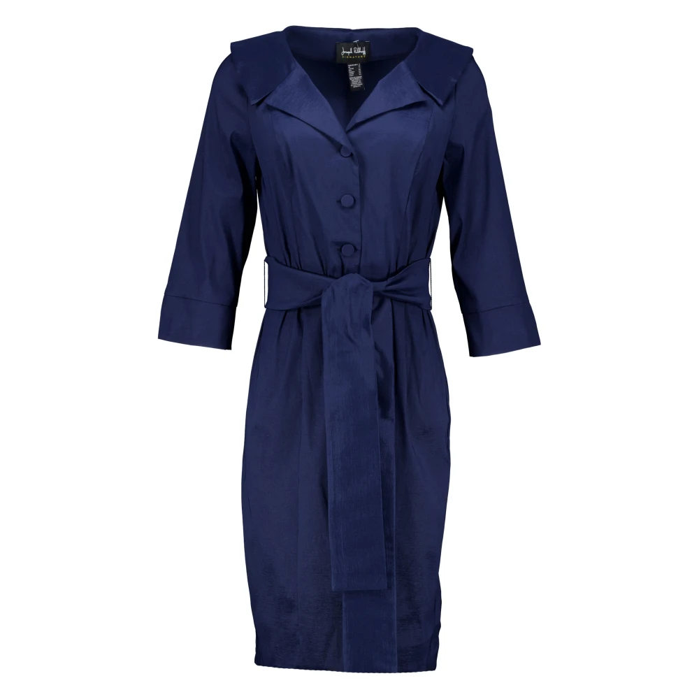 Joseph Ribkoff Blue Dark Dress 252718 - Female - Shirt Dresses - Xl - Dresses