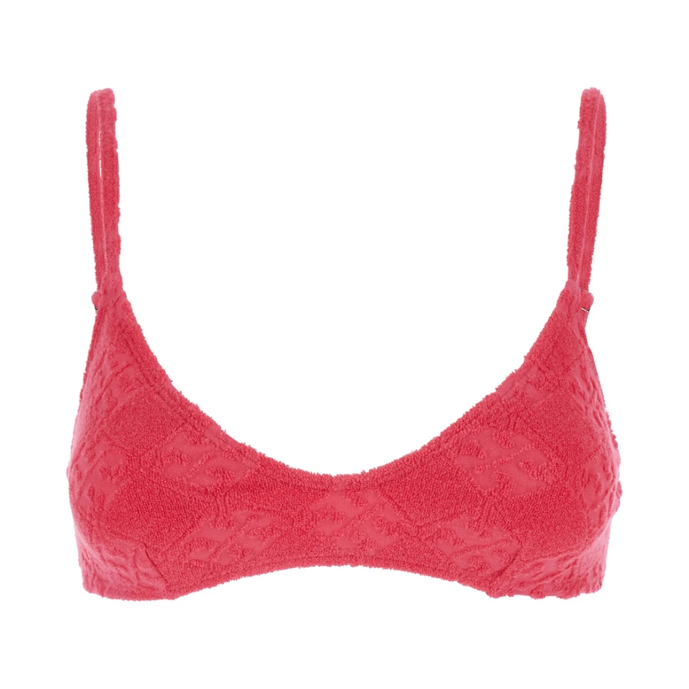 Tory Burch Women's Pink Bikinis, S, Terry Bikini Top