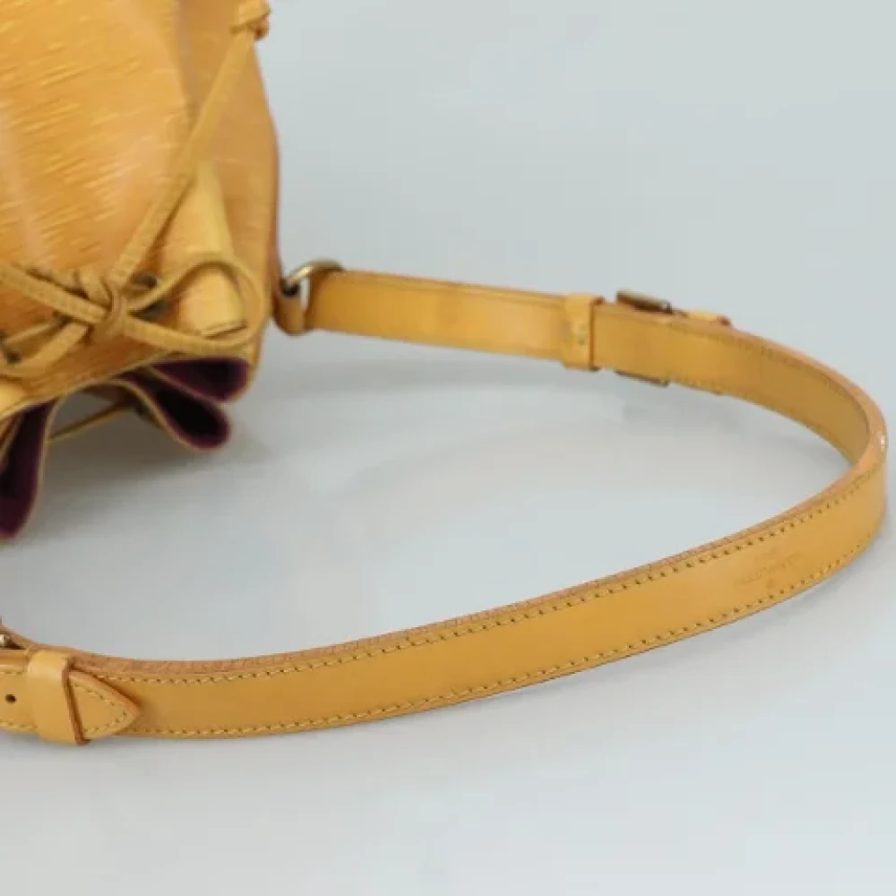 Louis Vuitton Vintage Pre-owned Leather louis-vuitton-bags Yellow Dames