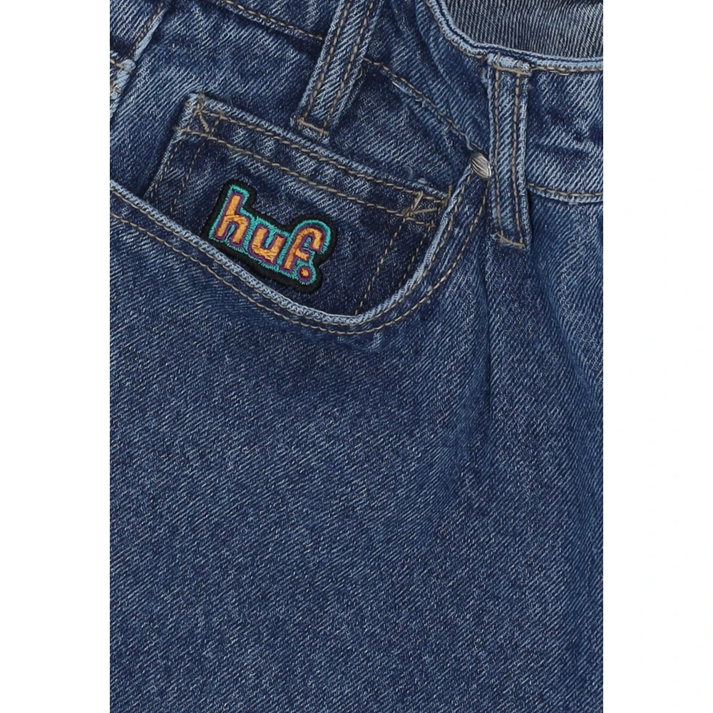 HUF Stone Wash Indigo Heren Jeans Blue Heren
