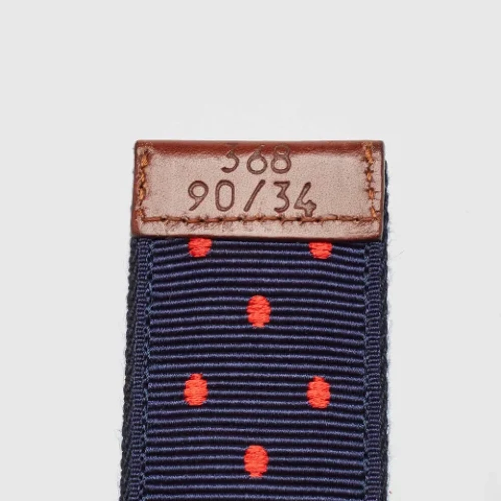 Carolina Herrera Pre-owned Leather belts Blue Dames