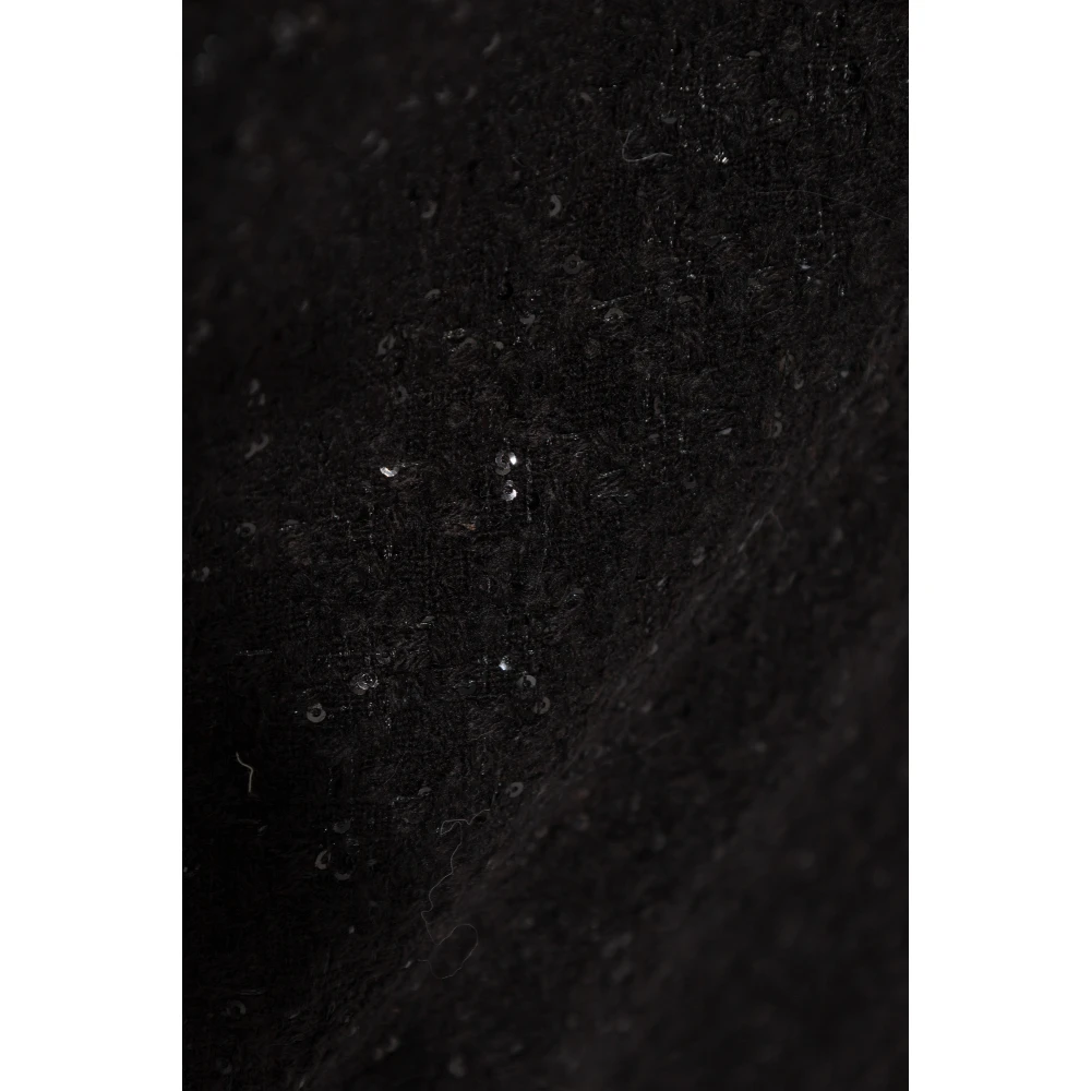 Rotate Birger Christensen Tweed Rok Black Dames