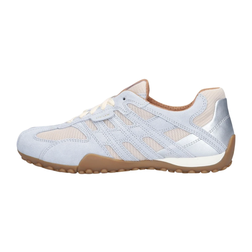 Geox Kvinno Blå Skor Dam, 43 Eu, Läder, D Snake Original