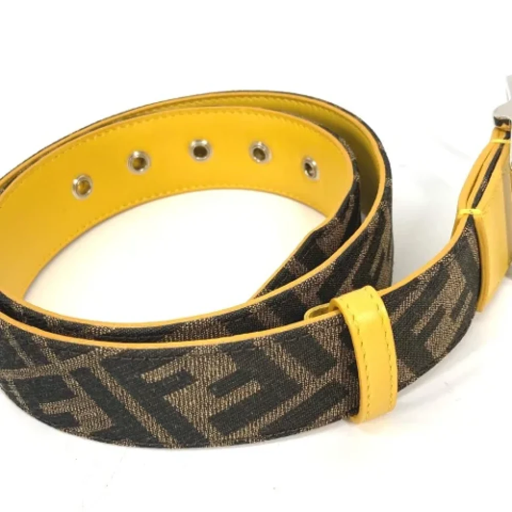 Fendi Vintage Pre-owned Leather belts Brown Unisex