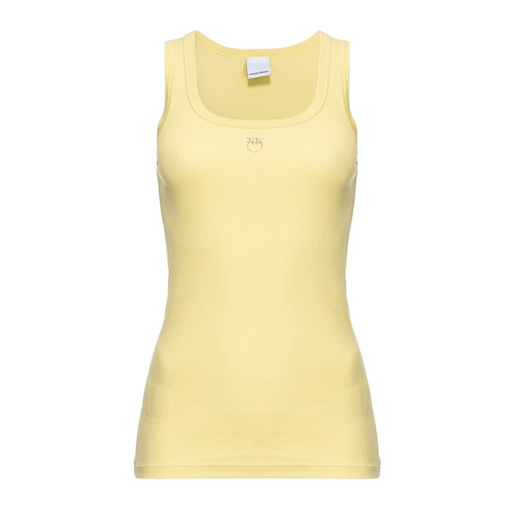 pinko Stijlvolle T-Shirt Yellow Dames