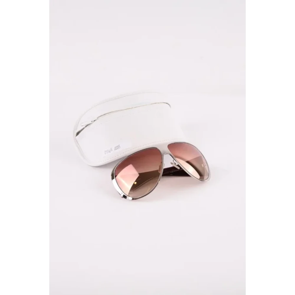Dior Vintage Pre-owned Metal sunglasses Purple Dames