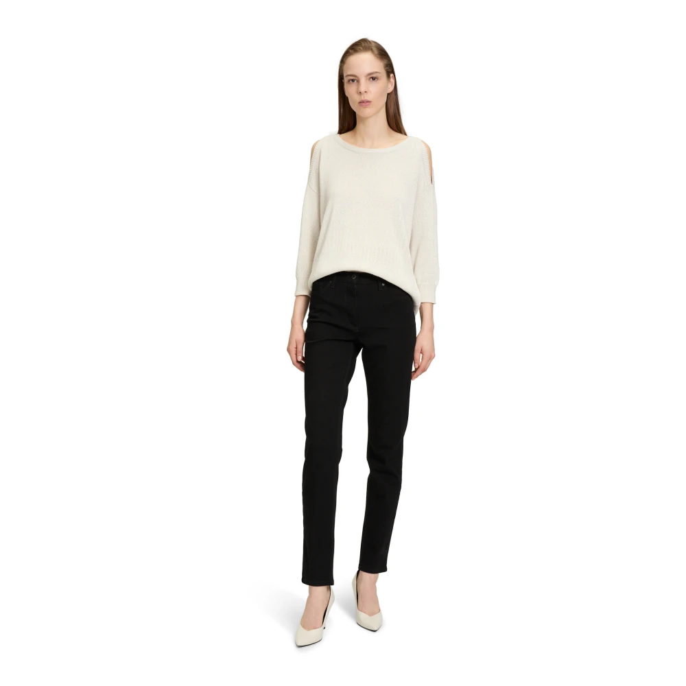 Betty Barclay Elegante Glitter Gebreide Trui Beige Dames