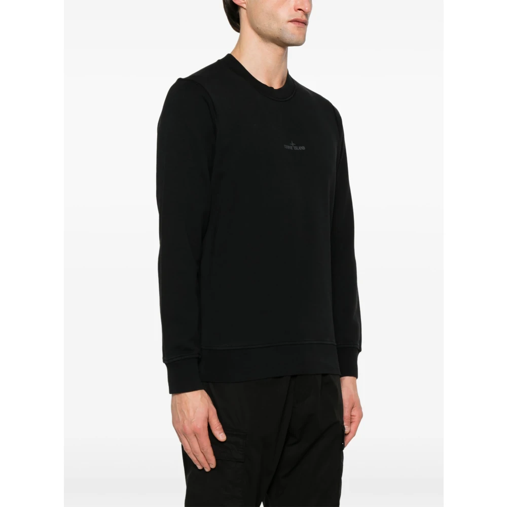 Stone Island Zwarte Casual Kleding voor Mannen Black Heren