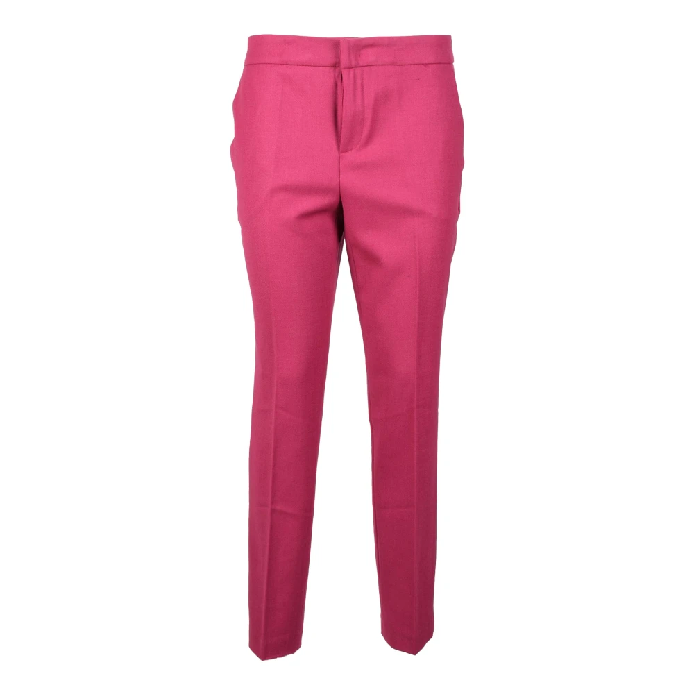 Twinset Elegante Wollen Broek Pink Dames