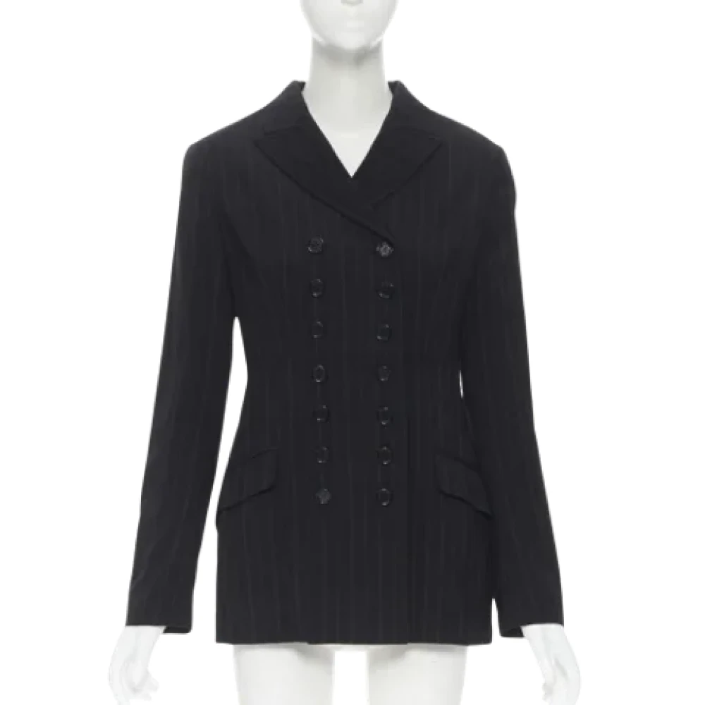 Dolce & Gabbana Pre-owned Wool dresses Black Dames