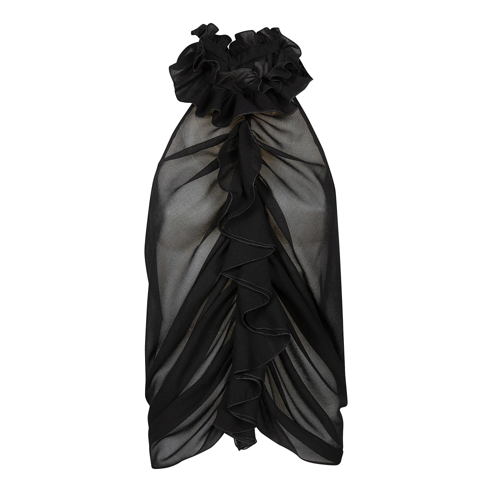 Pinko Stijlvolle Mouwloze Tops voor Vrouwen Black Dames