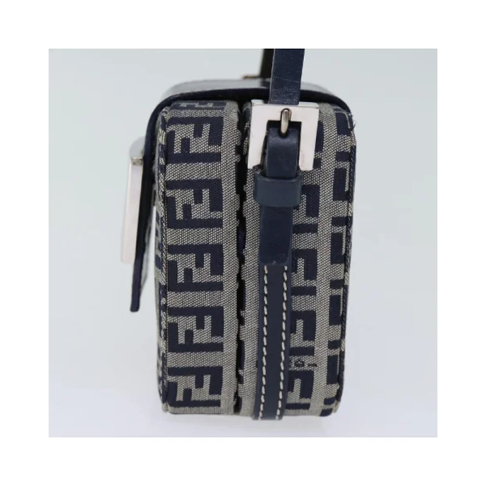 Fendi Vintage Pre-owned Canvas fendi-bags Blue Dames