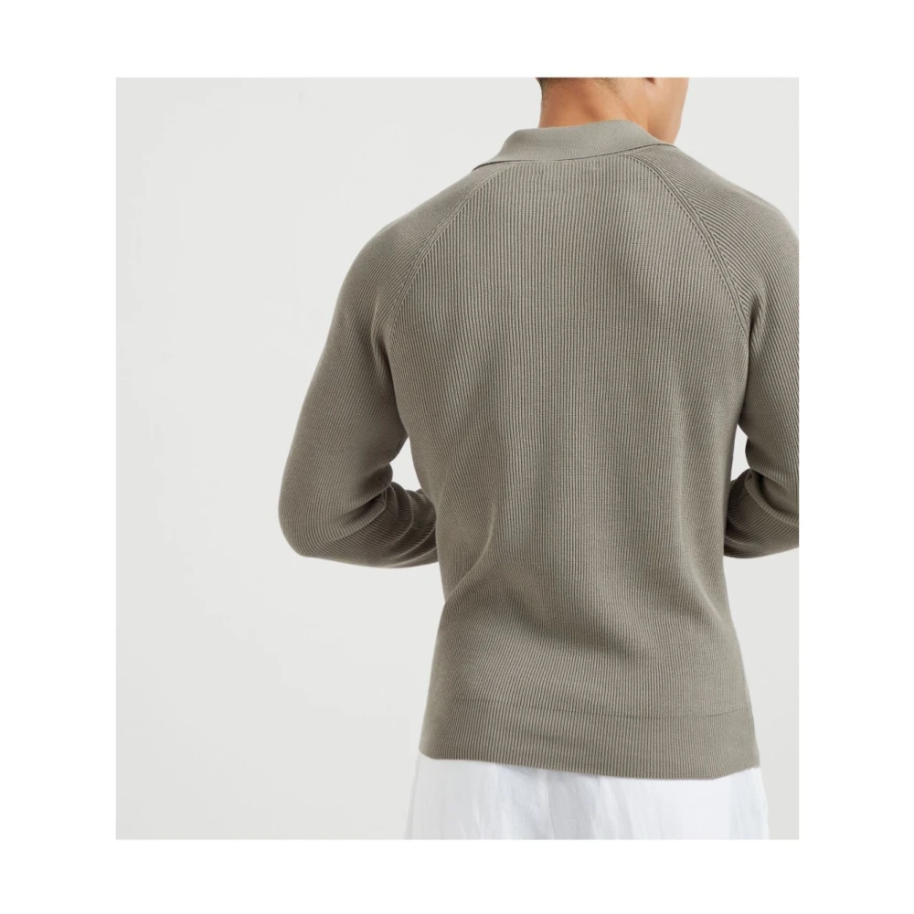 BRUNELLO CUCINELLI Luxe Sweaters Collectie Gray Heren