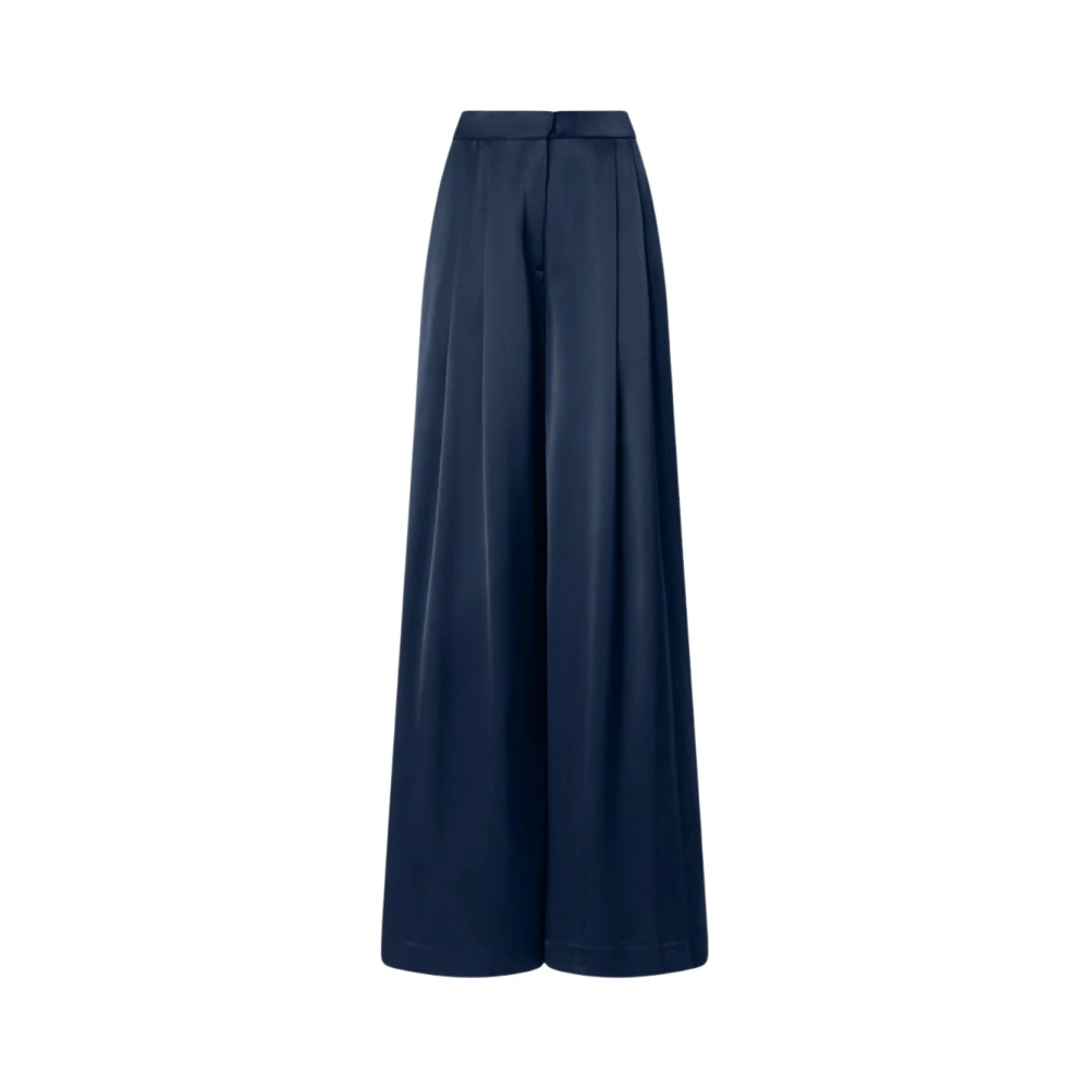 Pinko Women's Blue Tetrix Pantalone - Wide Trousers - S - Trousers
