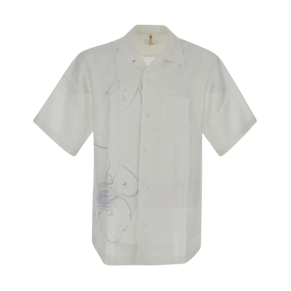 Oamc Viscose Shirt Collectie White Heren