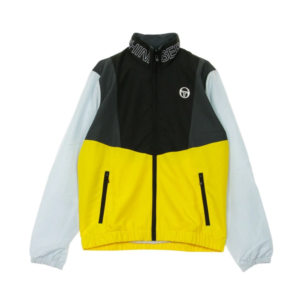 Sergio Tacchini Track Jacket in Zwavel Zwart Multicolor Heren