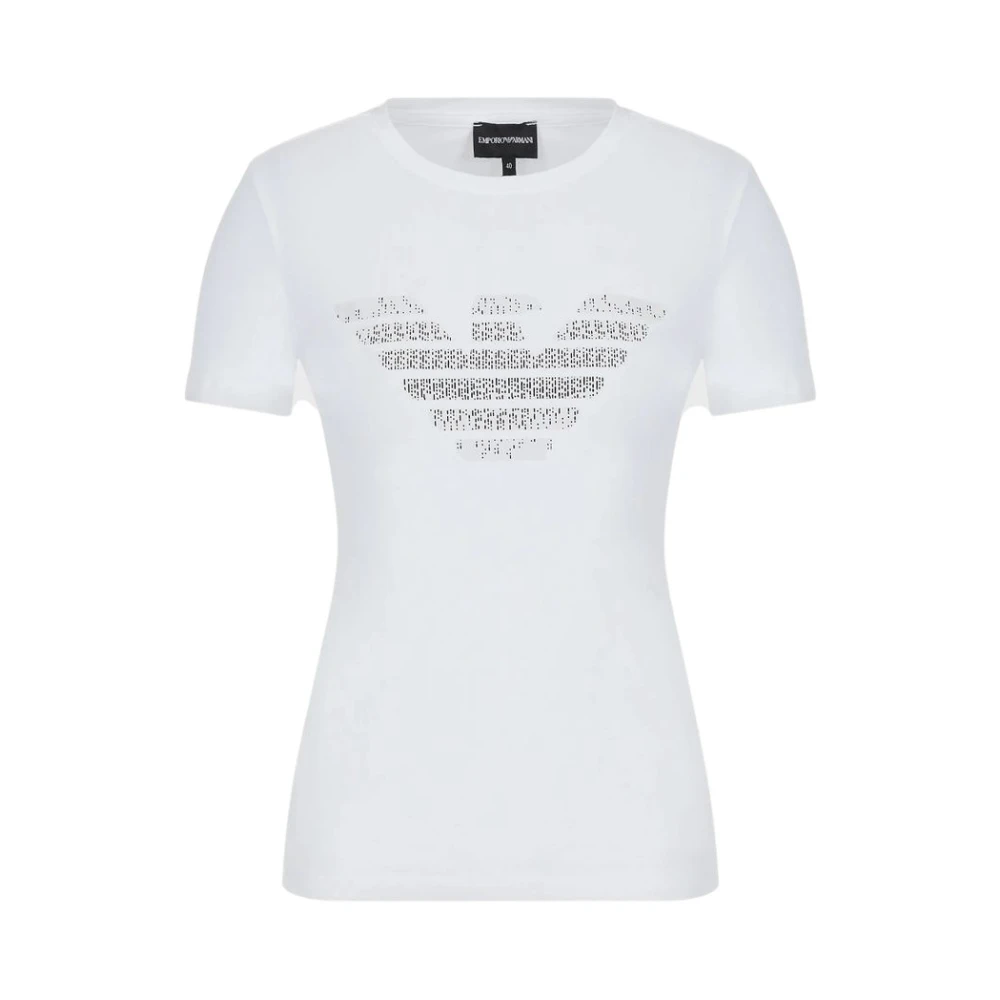 Emporio Armani Korte Mouw T-shirt White Dames