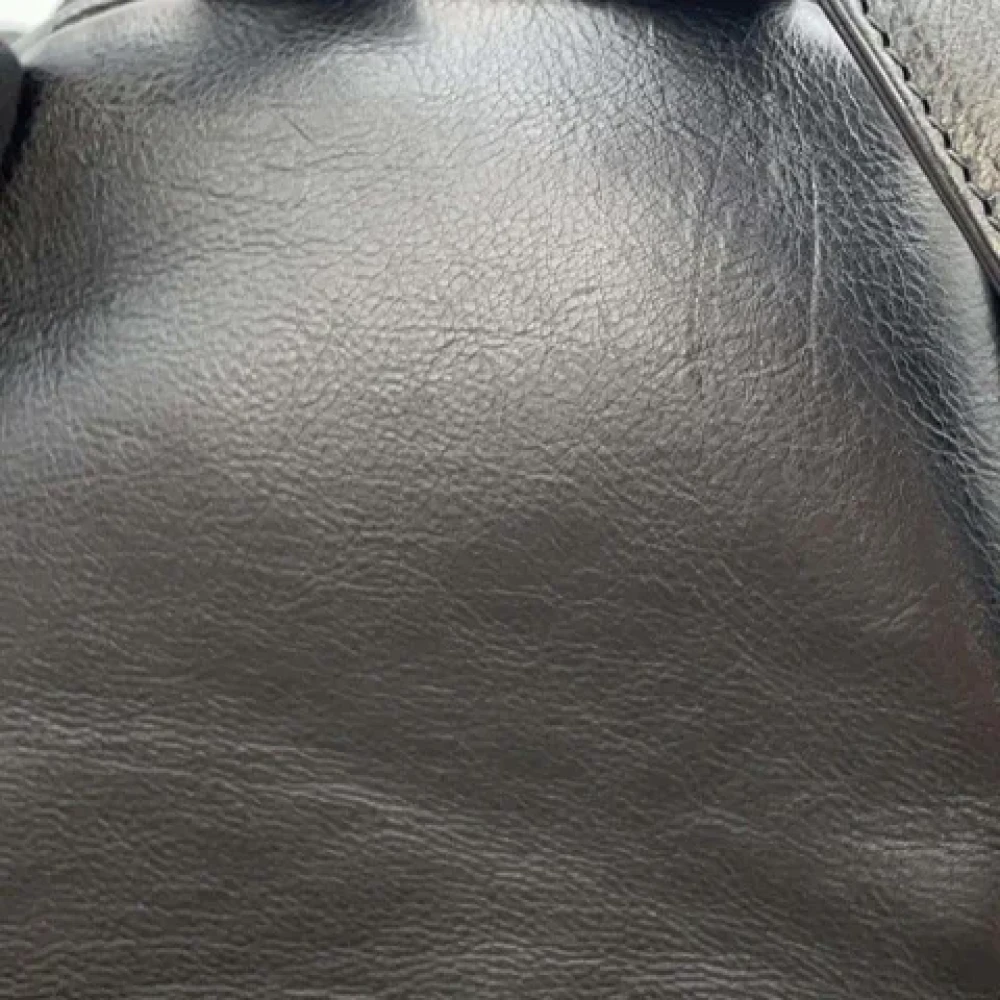 Balenciaga Vintage Pre-owned Leather backpacks Black Dames