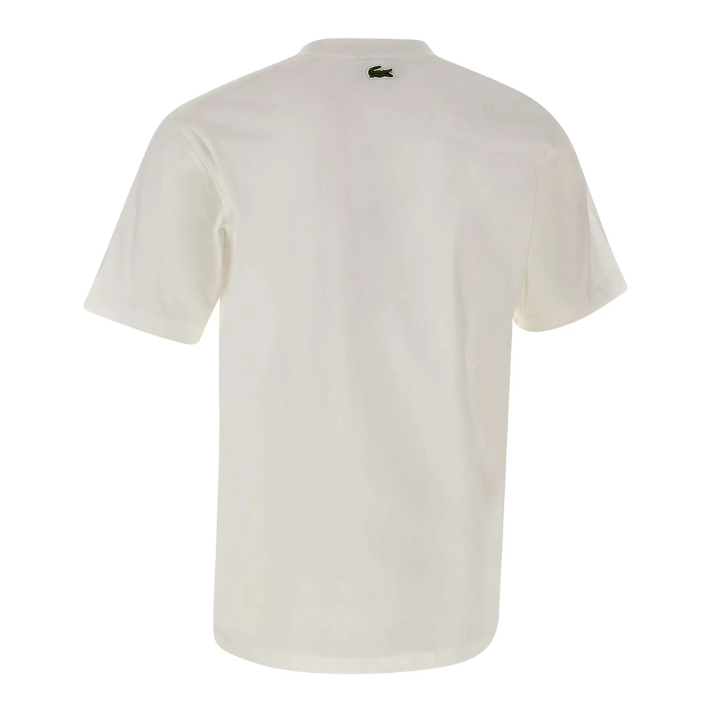 Lacoste Klassiek Logo T-shirt Wit White Heren